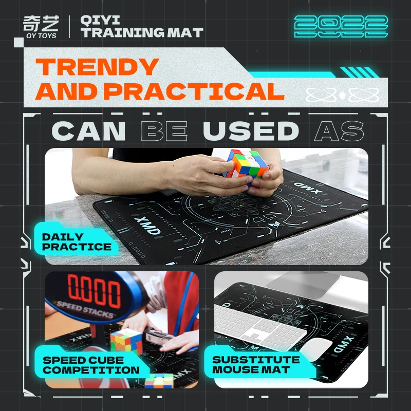 QiYi Cube Mat QY Training Mat Professional Magic Cube Related Pad Speed Puzzle Cushion Akcesoria Zabawka do ćwiczeń Cubo Magico