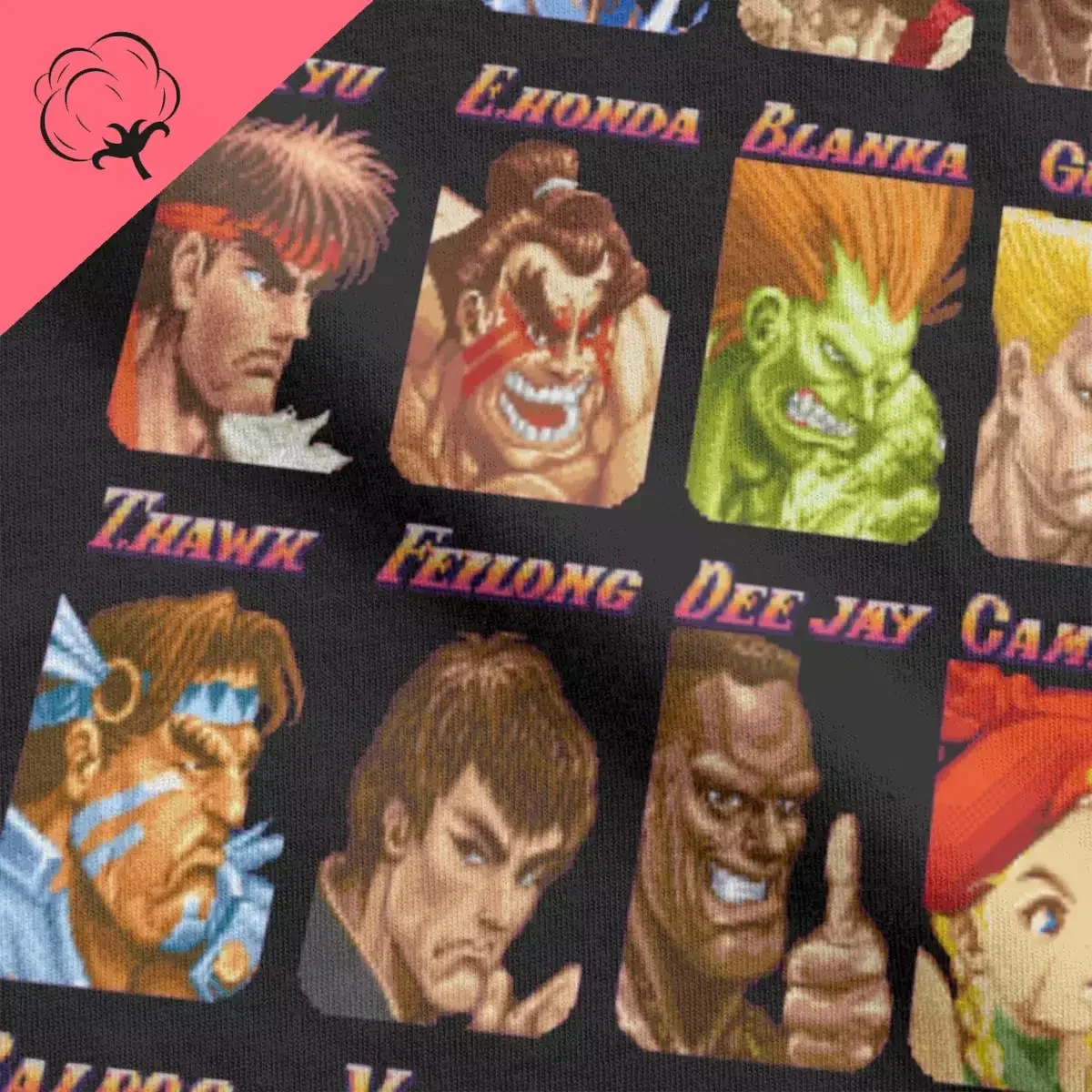 Новинка Street Fighter Select, классическая винтажная футболка Essential для женщин и мужчин, уличная одежда, футболки с короткими рукавами, модная