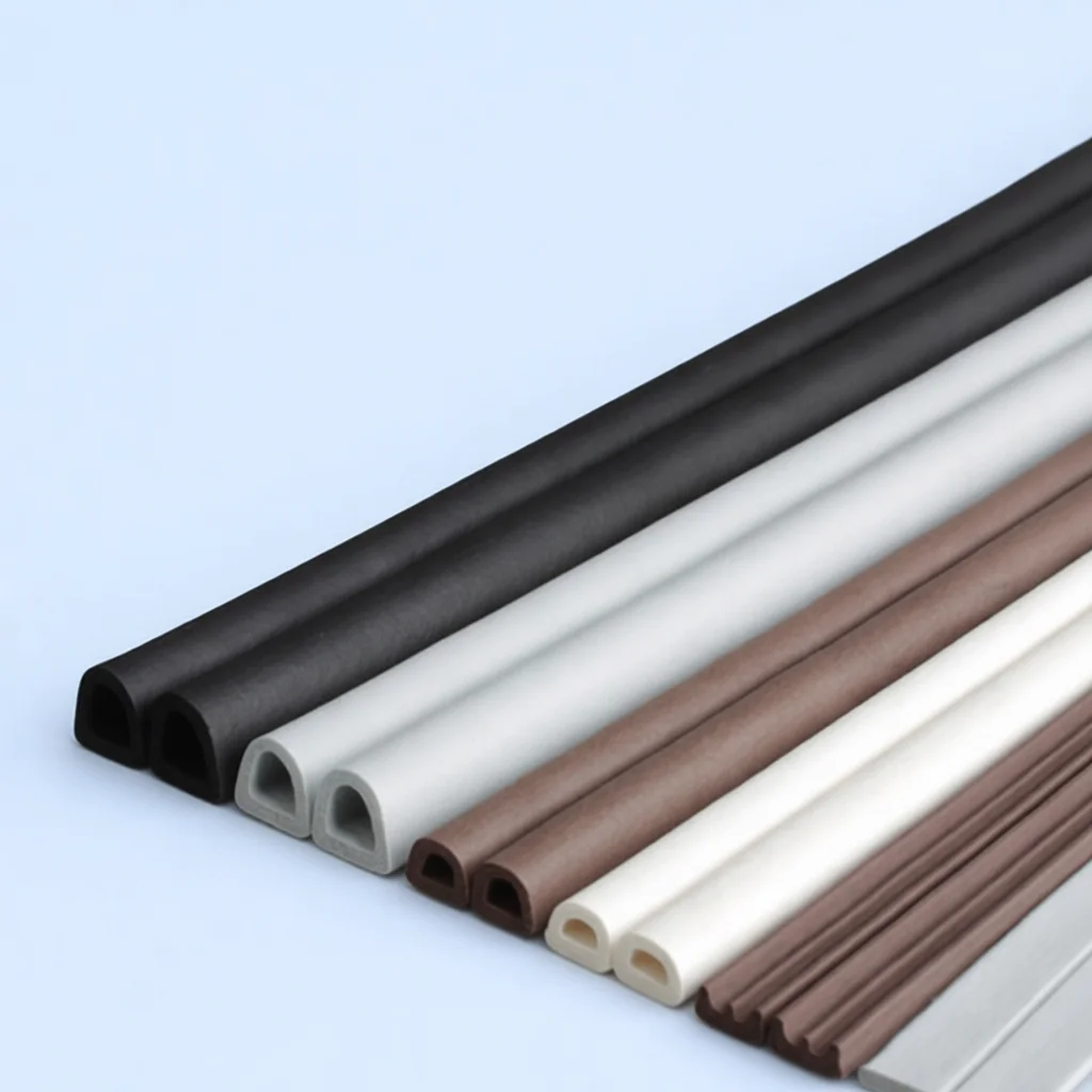 Window Seal Strip Foam Weatherstrip Self Adhesive Door Sealant Protective Sound Insulation Dust Stopper Gap Filler Home Decor