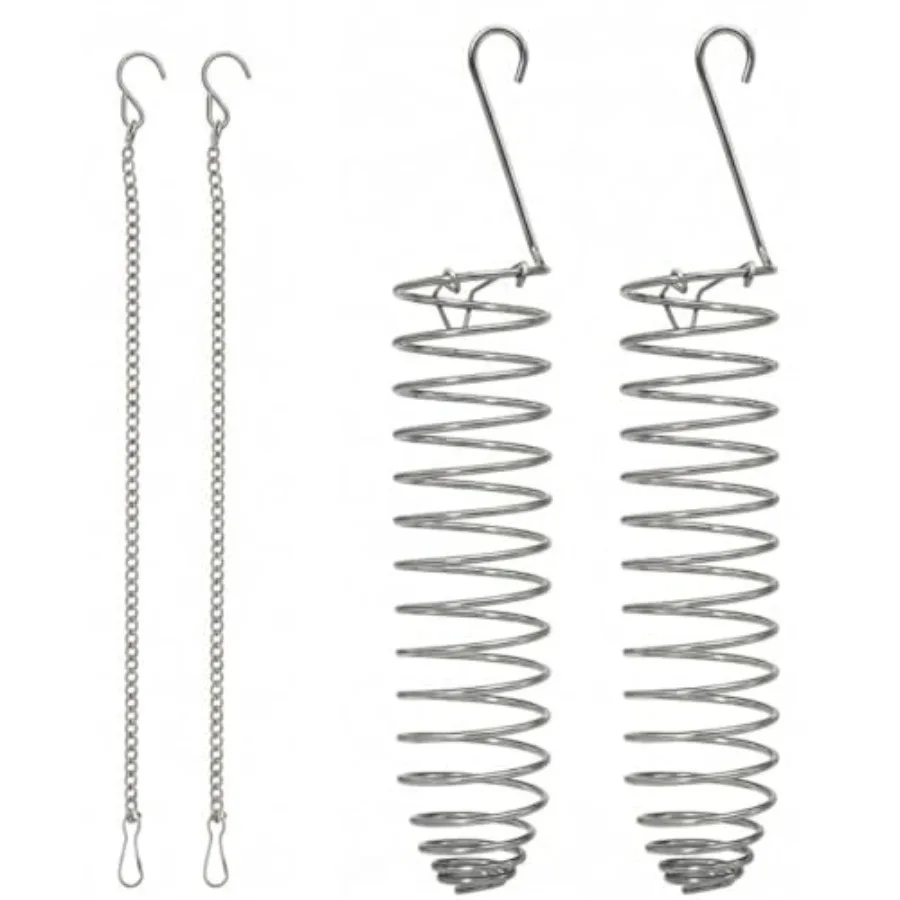 Stainless Steel Bird Foraging Feeder Toy Set