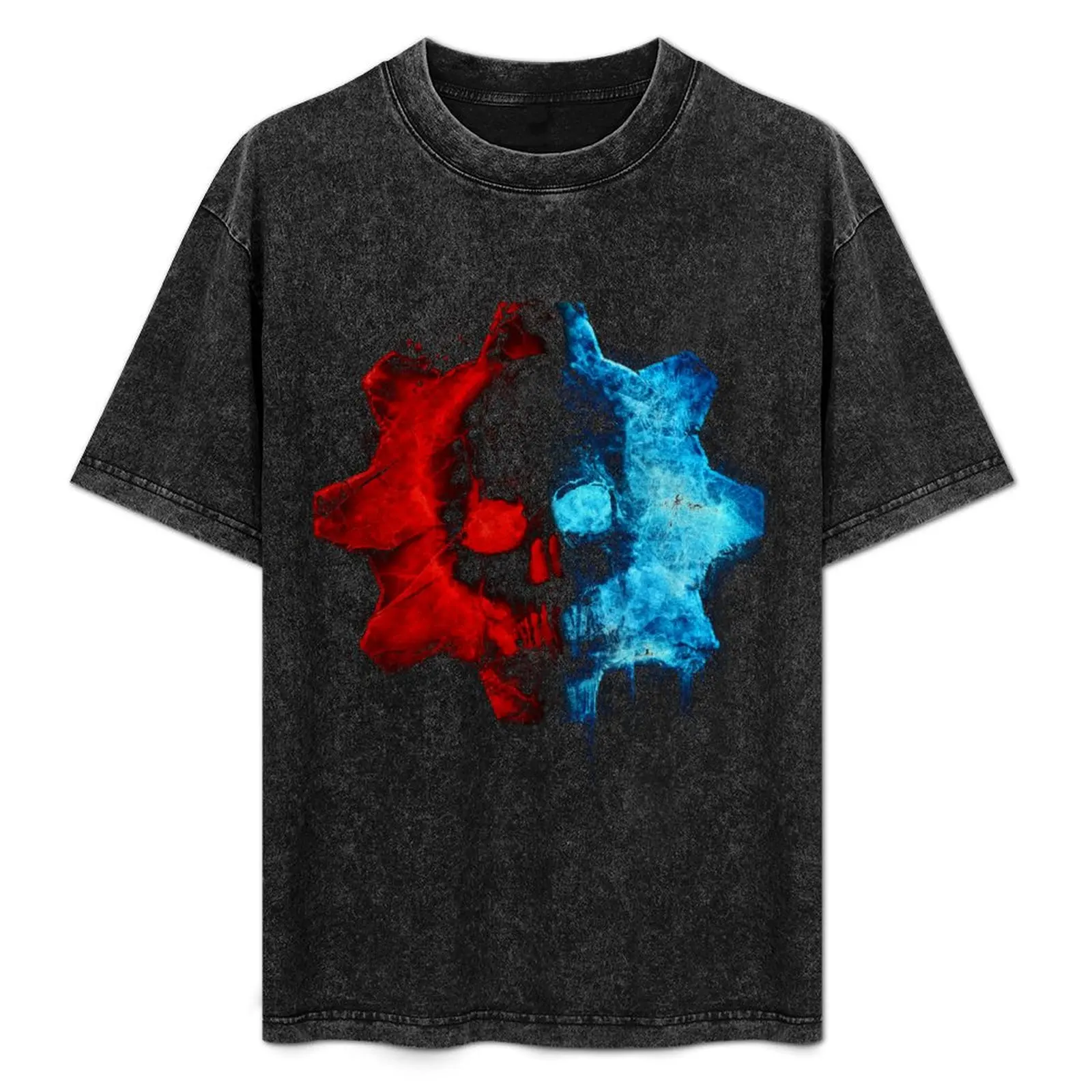 

Fire and Ice Omen Gears T-Shirt Odor Resistant Short Sleeve Top