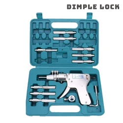 Dimple Lock Bump Gun Pin Bump Key Includes 10 Universal Blades For The Measurements Of Most Basic Dimple Pin Cylinders