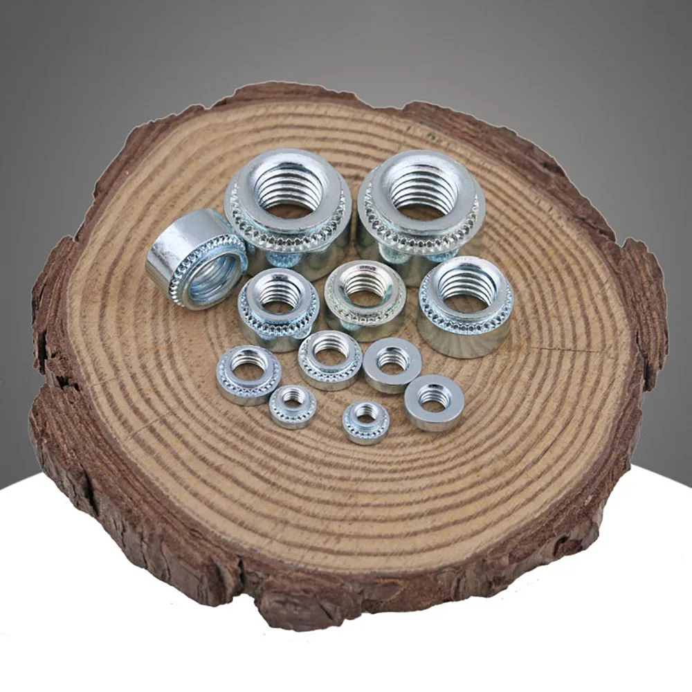 20/50/100Pcs Environmentally Friendly Galvanized Rivet Nuts For Products Of Punching Machines And Riveting Machines Assembly Nut