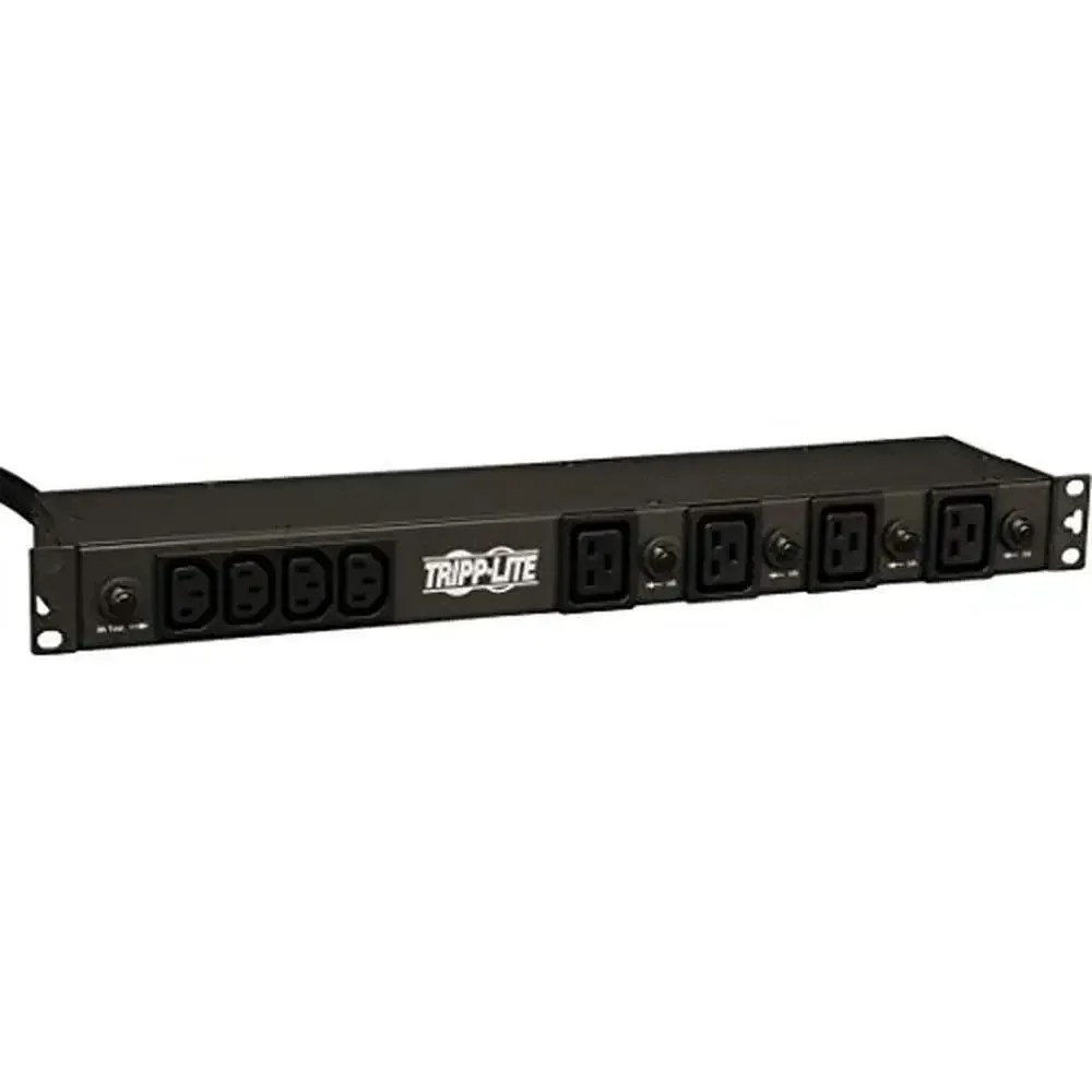 30A 20 Outlet PDU 208/240V L6-30P Power Distribution Unit 1U Rack-Mount Surge Protection