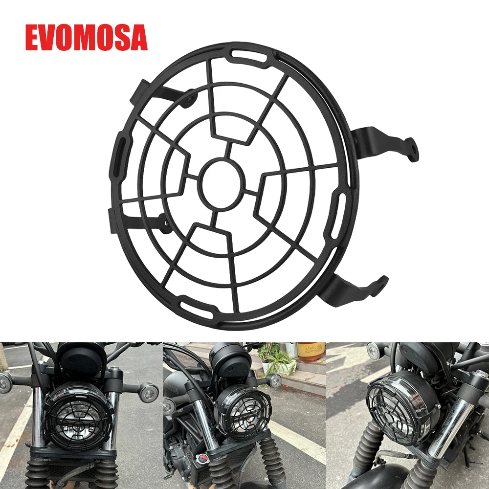 Fit For Honda CL300 CL500 Motorcycle Accessories Headl ight Headlight Grille Mesh Protector Cover HeadLamp Guard CL 300 500 2025
