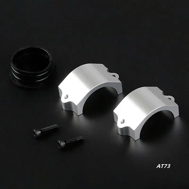 CNC Metal Resonance Tube Clamp Kit For 1/5 Hpi Rofun Baha Rovan King Motor Baja 5B 5T 5Sc Rc Car Racing Toys Parts