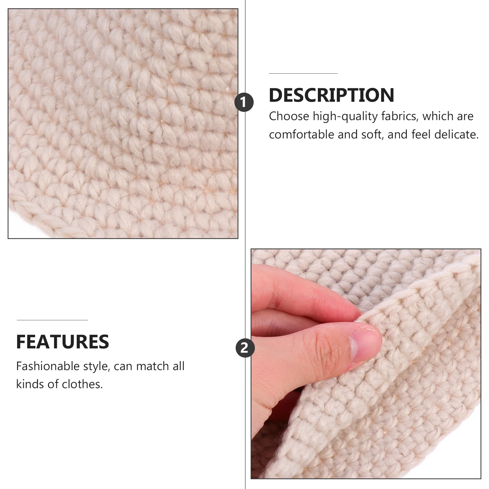 

1pc Winter Warm Outdoor Straw Woven Bucket Hat For Women Sunshade Windproof Breathable All Seasons Comfortable Soft High-Quality