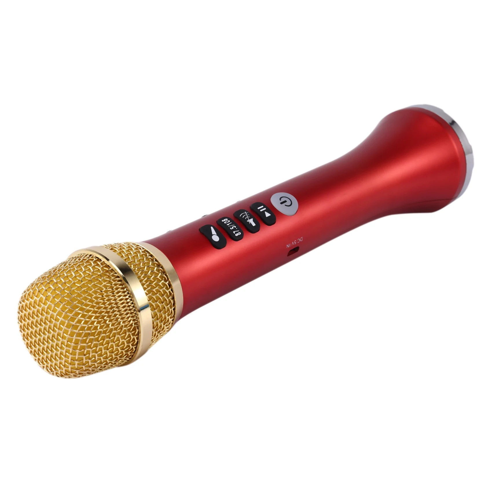 L-698D Professional 20W Portable Wireless Bluetooth Musical Microphone Speaker With Big Power For Sing/Meeting(Red)