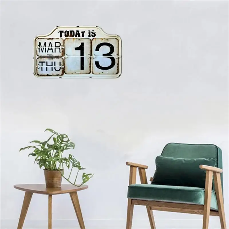 Vertical Calendar Wall Mounted Economic Adjust Domestic Restore Ancient Ways Home Decoration Wall Pendant Antique Retro Calendar