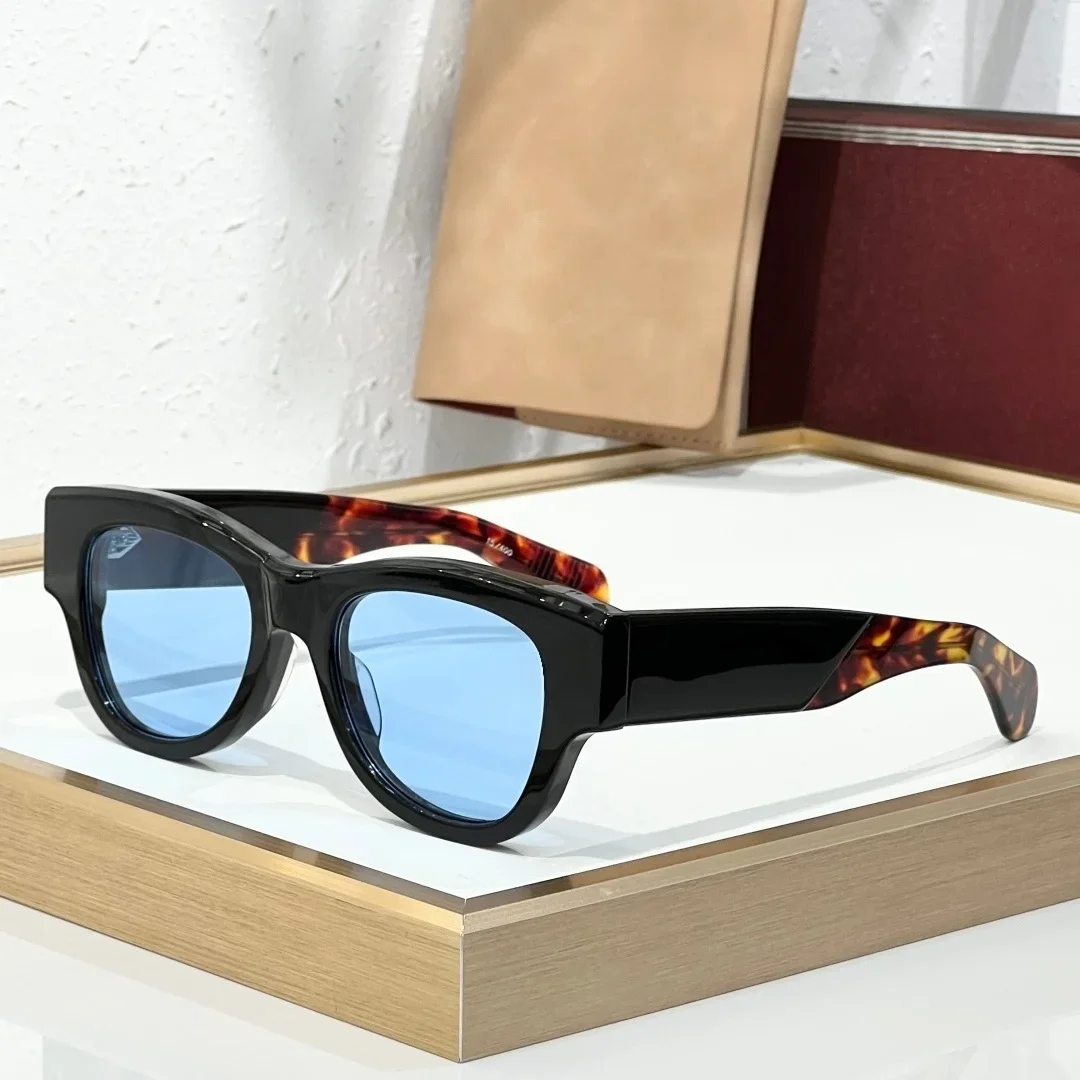 JM CHELSEA 51-21-146 Top Quality Mens Sunglasses for Women Retro Trend Luxury Acetate UV400 Designer Sunglasses Frame