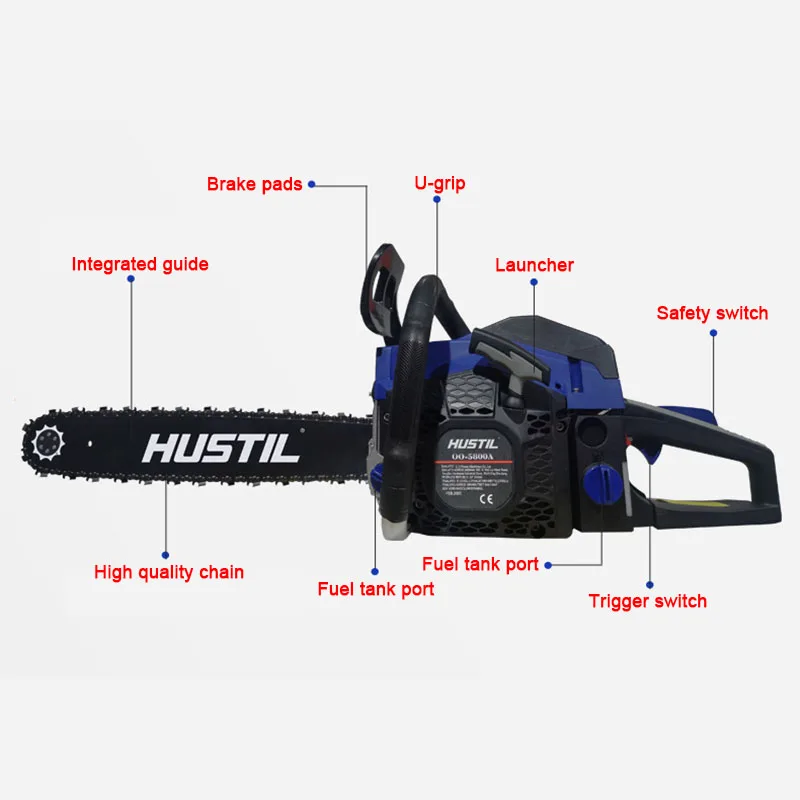 Chain Saw High Power Gasoline Saw Felling Saw Small Household Motorcycle Saw