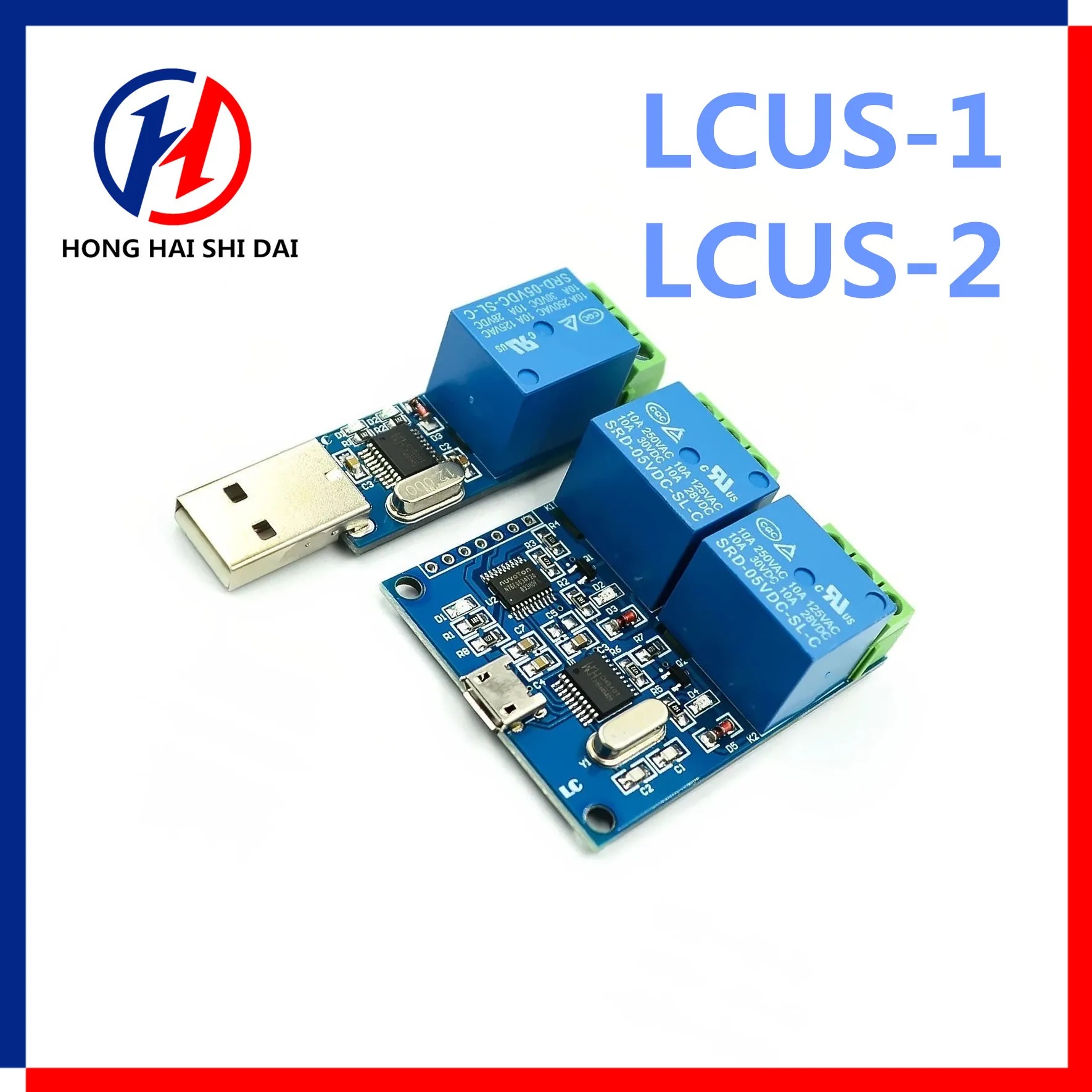 

LCUS-1 Type 1-channel Computer Serial Port USB Control Relay Module LCUS-2 Type 2-Channel PLC Intelligent Control Switch Module