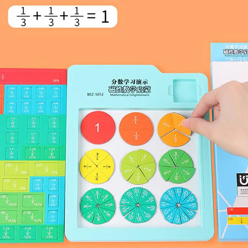 Fraction Circles Manipulatives Magnetic Fraction Games & Tiles Rainbow Fractions Manipulatives Math Manipulatives Fraction