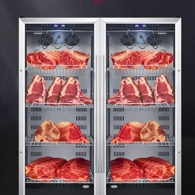 

For Glass Door Single Door Dry Aging And Thawing Cabinet Meat Cabinet Beef Dry Aging Fridge