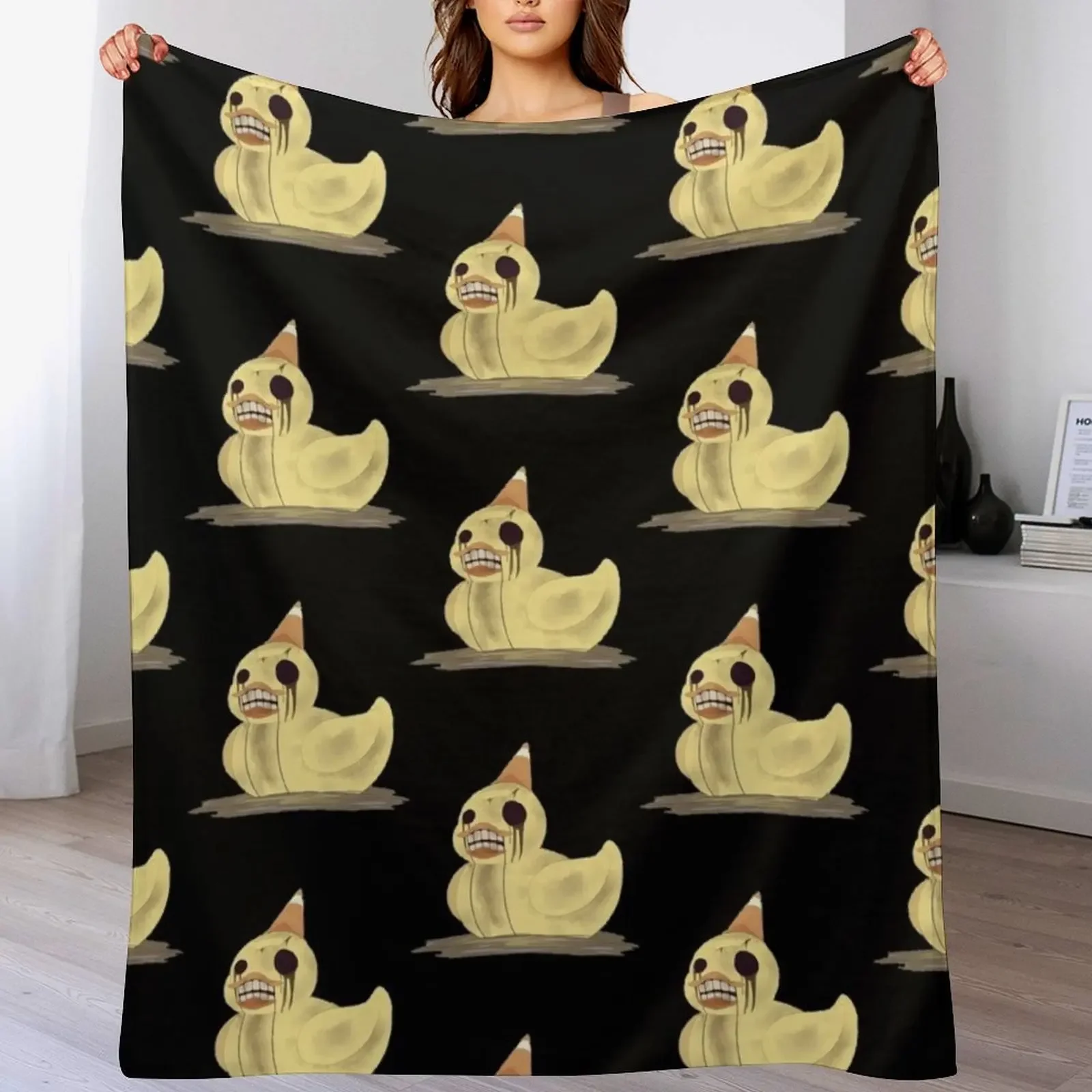 Dark deception dread ducky Throw Blanket Camping Baby Winter beds heavy to sleep Blankets