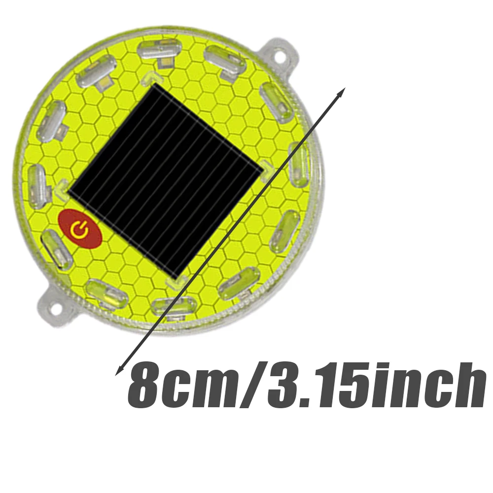 Solar Car Warning Light for Universal Bycles / Motobycles / Cars / SUVs