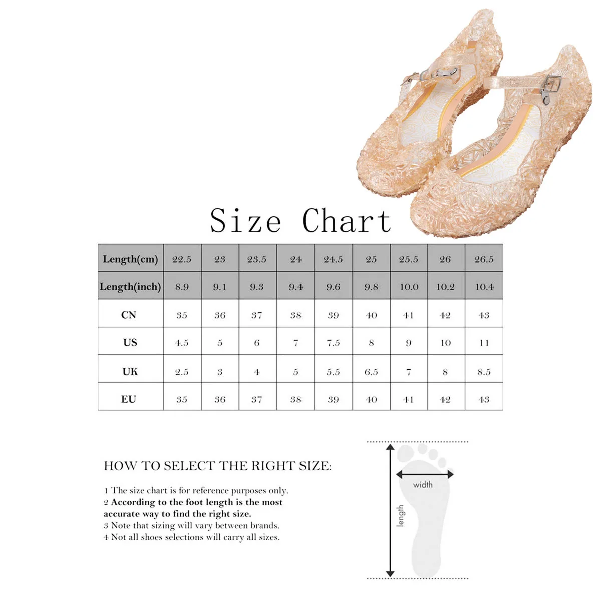 

Children Sandals Elegant Shiny Yellow Size 30 High Heel Jelly Crystal Breathable Comfortable Girls Summer Outdoor Shoes