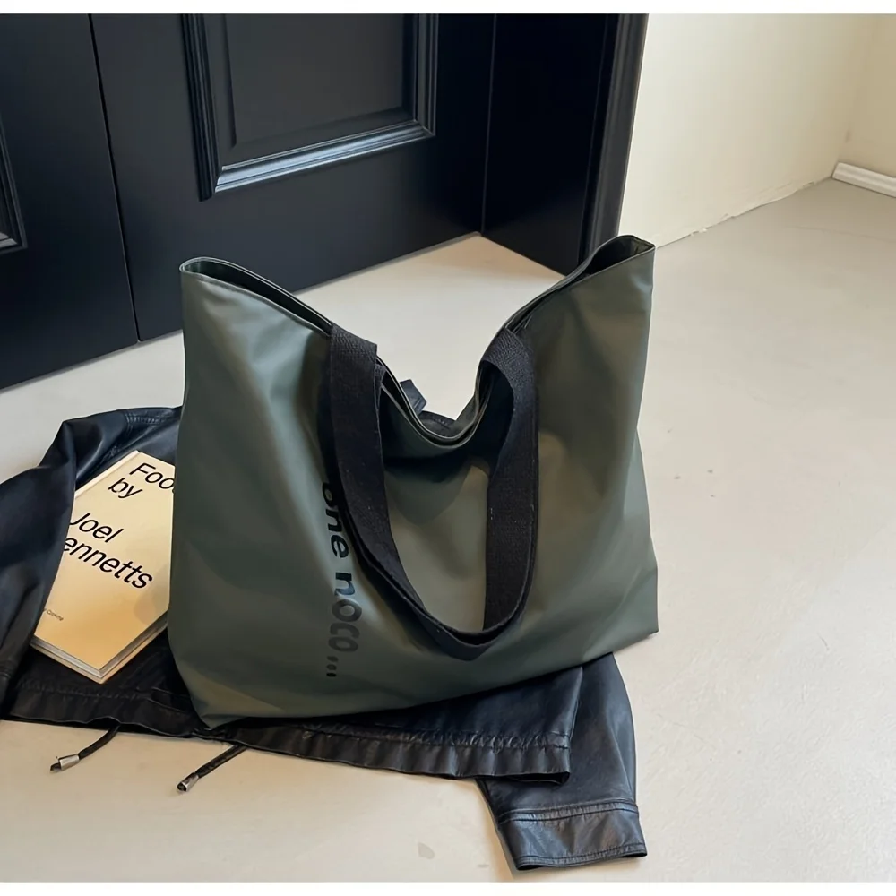 Geräumige Tragetasche, Neue Stilvolle Handtasche, Vielseitig für den Arbeitsweg, Leicht, Luxuriös, Schlicht, Lässig, Wasserdichte Handtasche, Schultertasche – Detail 7