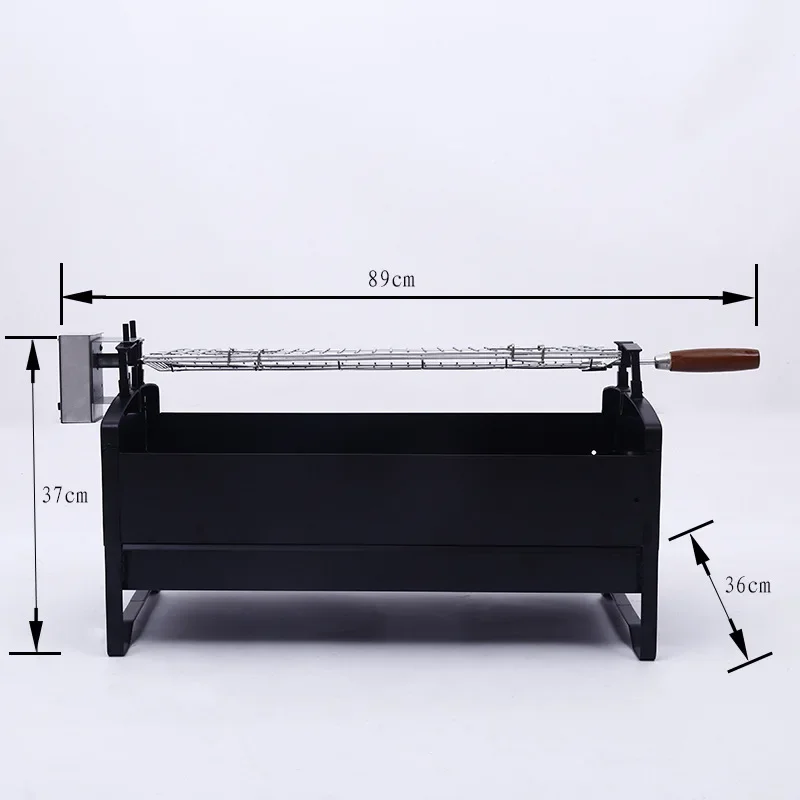 For Camping Portable BBQ Rotating Barbecue Grill