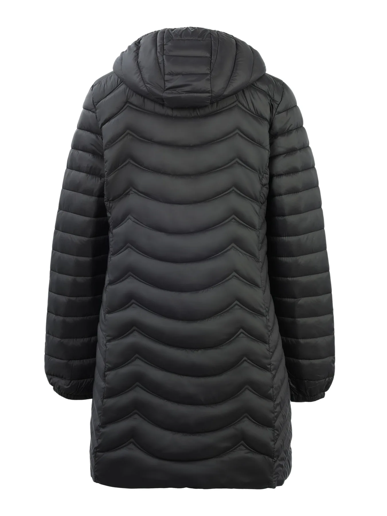 Winter Women's Cotton-Padded Jacket Mid-Length Commuting Detachable Cap down Bag Coat for Women