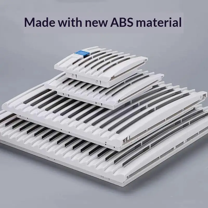 [MOA]Air Ventilation System Fan Louver Mesh Cover Ventilation Filter White Fan Filter Panel[MOA]