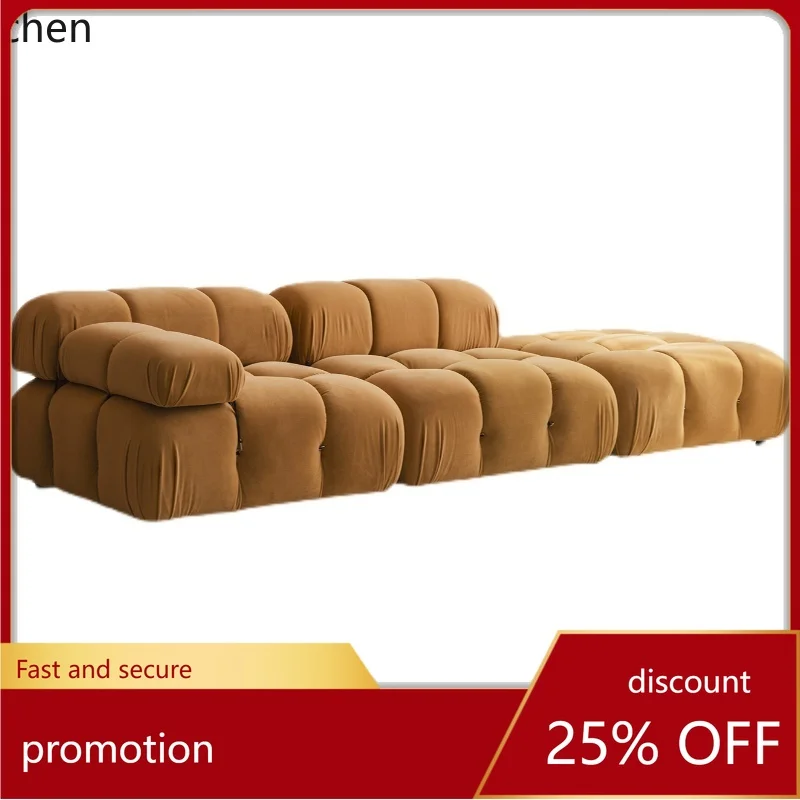 

Модуль тофу из белой овечьей шерсти с фианитом от пола до потолка, подвижный тканевый диван для ленивого трех человек