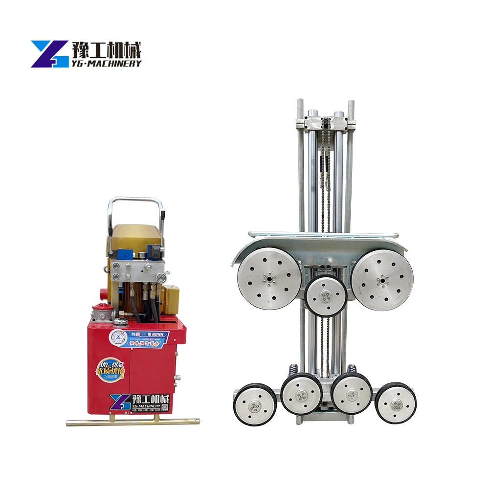 Factory Wholesale Portable High Precision Concrete Wire Saw Machine Strong Flexibility Hydraulic Diamond Wire Saw