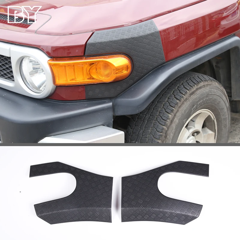 

2Pcs Anti-Collision Car Front Lamp Side Corner Guards Sticker Protection Protector For Toyota FJ Cruiser 2007-2021 Accessories