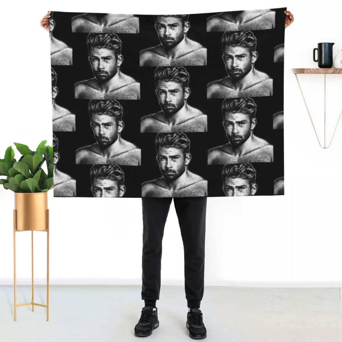 

HASAN PIKER Throw Blanket Soft Warm Blanket Gift for Grandparents