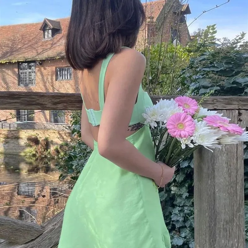 Ele Slim découpe couleur robes pour femmes Double ceinture a-ligne jupe t-shirt à plusieurs niveaux faux t-pièce h-sle Dr