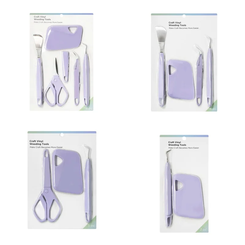 Purple Stainless Steel Vinyl Weeding Tools, Suitable for Cricut and Silhouette Siser & Oracal, for Vinyl Weeding
