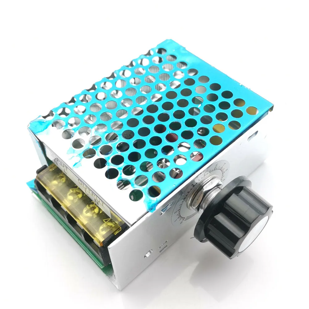 4000W AC 220V SCR Adjustable Motor Speed Controller Control Dimming Dimmers Voltage Regulator Thermostat  High-power