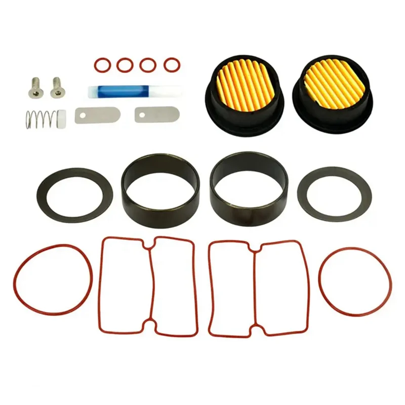 AB41-Kit de reparo de compressor de ar silencioso sem óleo X750w Kit de peças de compressor de ar silencioso sem óleo Andrepair. Anel do cilindro do pistão