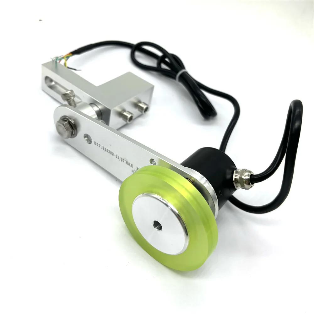 

L type wheel rotary encoder CALT GHW38 series distance measuring wheel with encoder