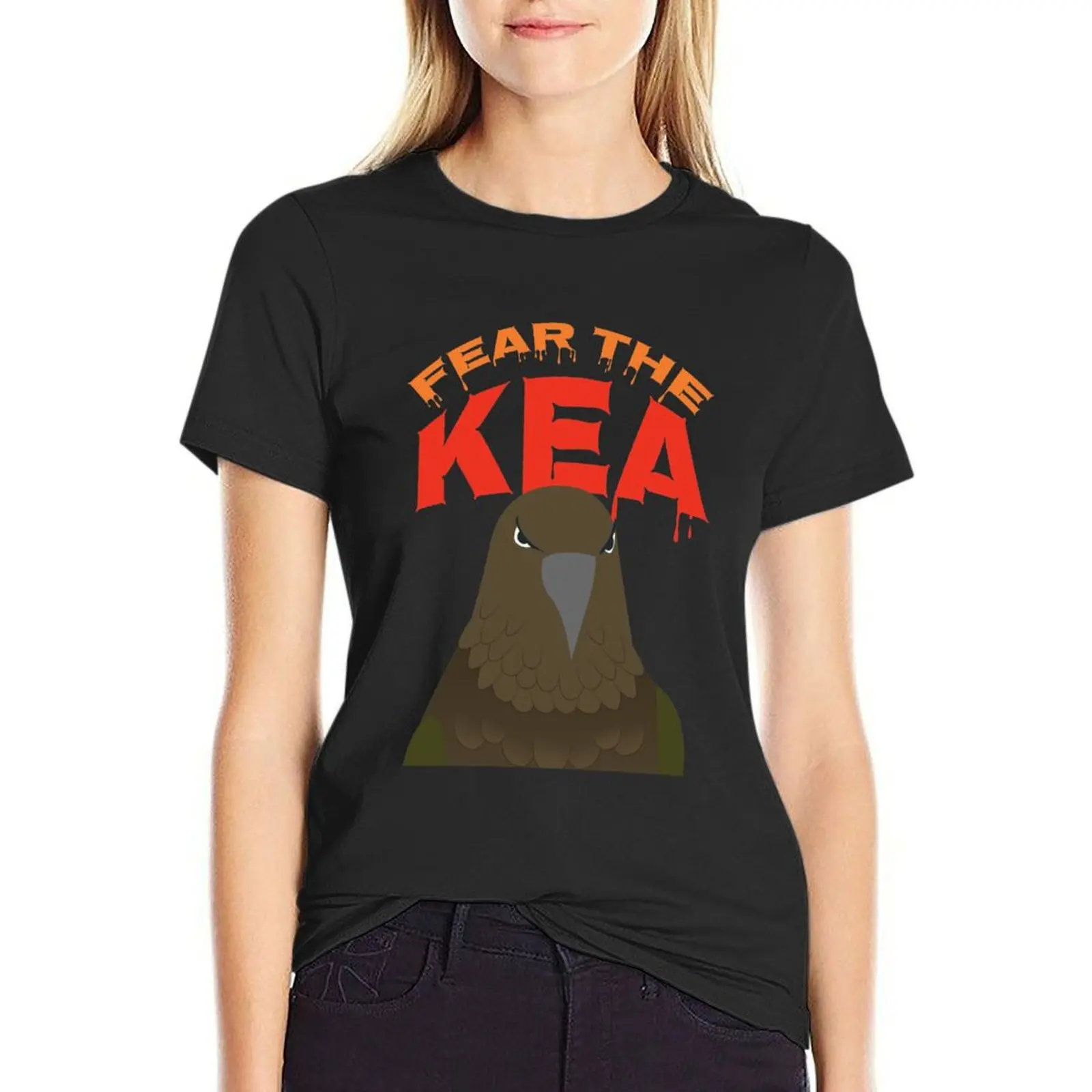 Exotic Bird Watcher and Kea Bird Watching New Zealand T-Shirt tops shirts graphic tees customs design your own Women's t-shirt