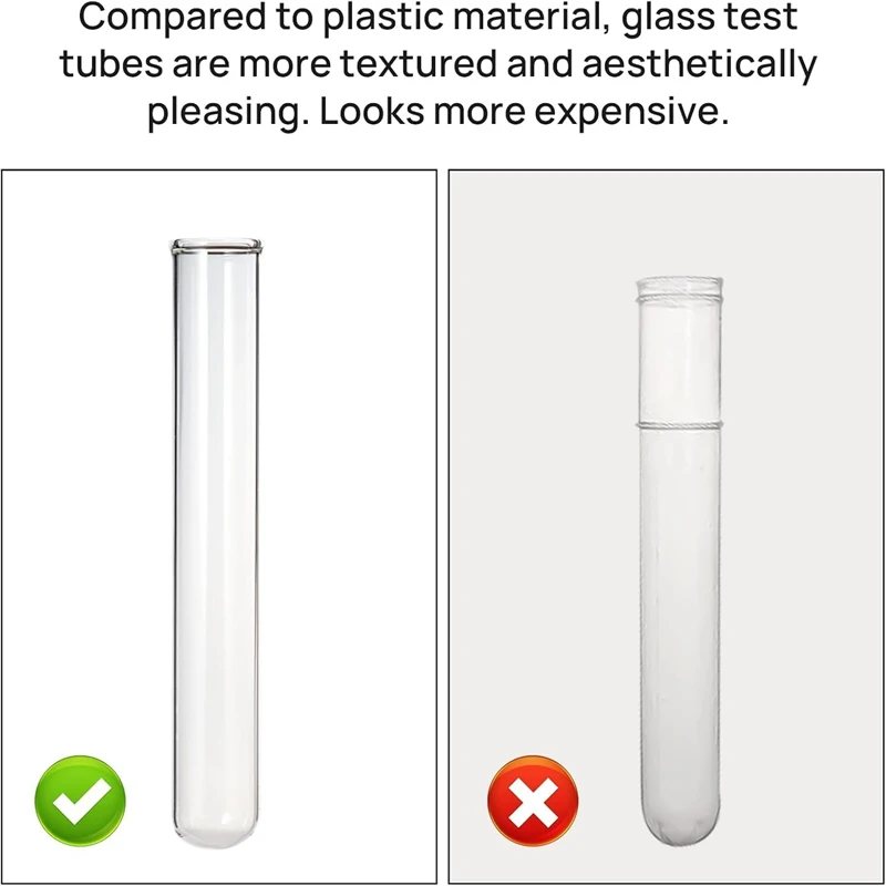 مزهرية أنبوب اختبار مغناطيسي خشبي للثلاجة يمكنك صنعها بنفسك تشكيلة زهور محاكاة حامل زهور ديكور قوي لثلاجة المطبخ #6