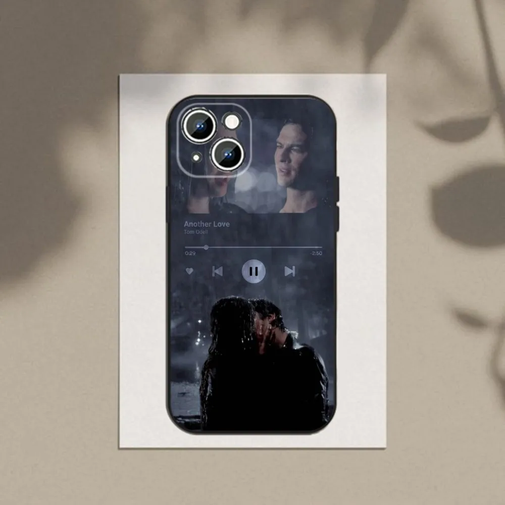 The Vampire D-Diaries  Phone Case Phone Case For Apple iPhone 15,14,13,12,11,XS,XR,X,8,7,Pro,Max,Plus,mini Silicone Black Cover