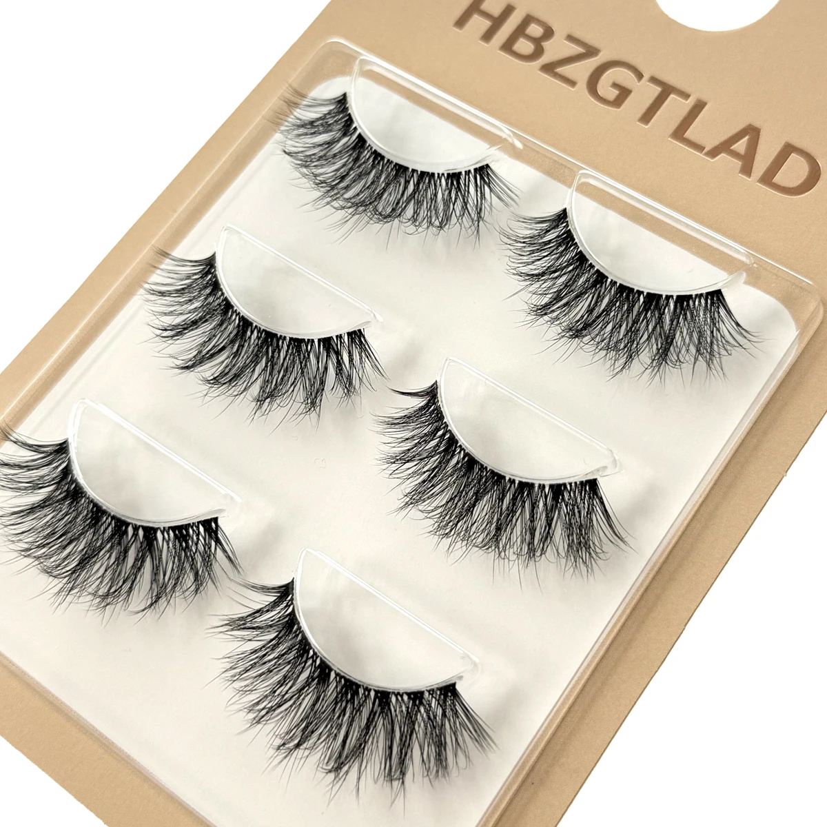 NEU 3 Paar 3D Nerz-Wimpern mit unsichtbarem Band, natürliche 5D Nerz-Wimpern, schwarze Nerz-Kunstwimpern, volle Wimpernbänder, wiederverwendbar – Detail 27