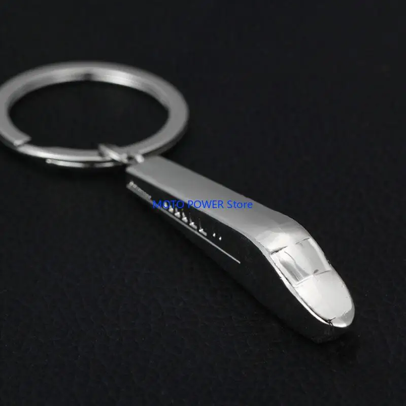 

G7ND Silver Metal Keyfob Car Locomotive Train for Head Keyring Keychain for Key