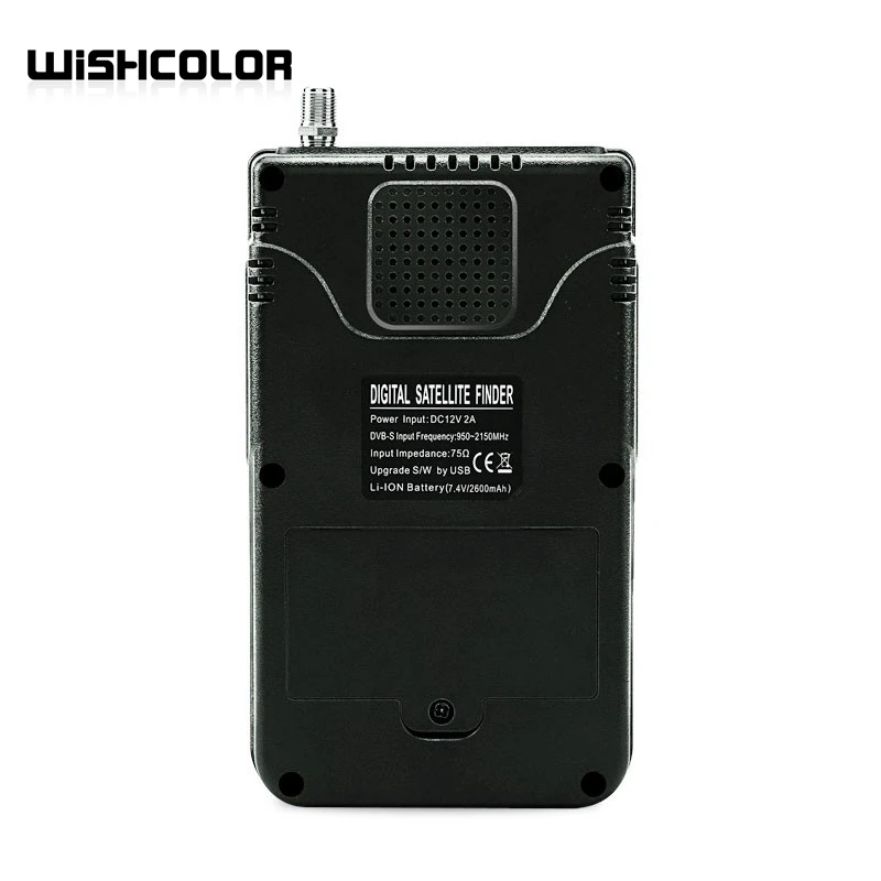 Wishcolor VF-6900PRO with CCTV HD Digital Satellite Finder Support DVB-S2 & DVB-S & MPEG2 & MPEG4 & H.264 & HEVC H.265 for FindS