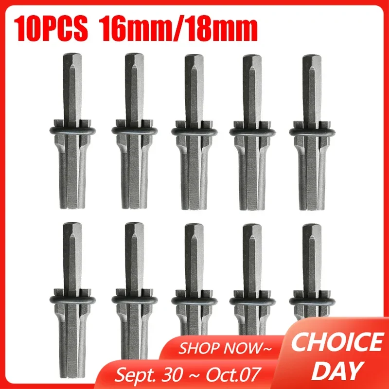 10PCS/Set 16mm/18mm Stone Splitting Tools Separation Tool Wedges Stone Set Feather Shims Concrete Rock Marble Hand DIY and Tools