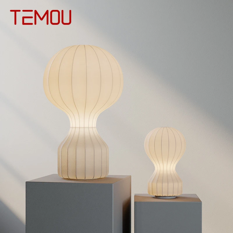 TEMOU Modern Nordic Table Lamp Fashionable And Simple Living Room Bedroom Creative LED Decoration  Desk Light