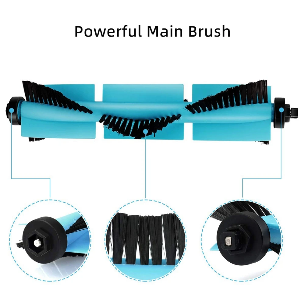 بديل لـ Cecotec Conga 3090 جهاز آلي لتنظيف الأتربة قطع غيار الأسطوانة الرئيسية فرشاة جانبية فلتر Hepa ممسحة القماش