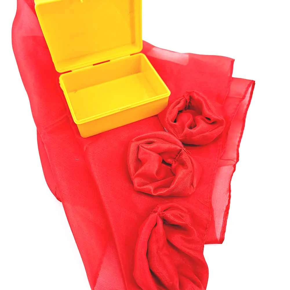 Excellent-Best Ever Knots Off Silk Magic Tricks Knot On Silk Slide Off Holes Appearing Funny Magia Close-Up