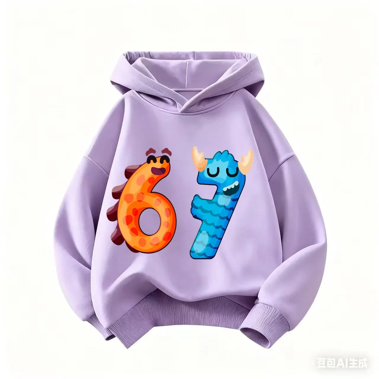 هوديي للأطفال من Viral 67 بشعار إنترنت مضحك، زي مريح وعصري وممتع للأطفال