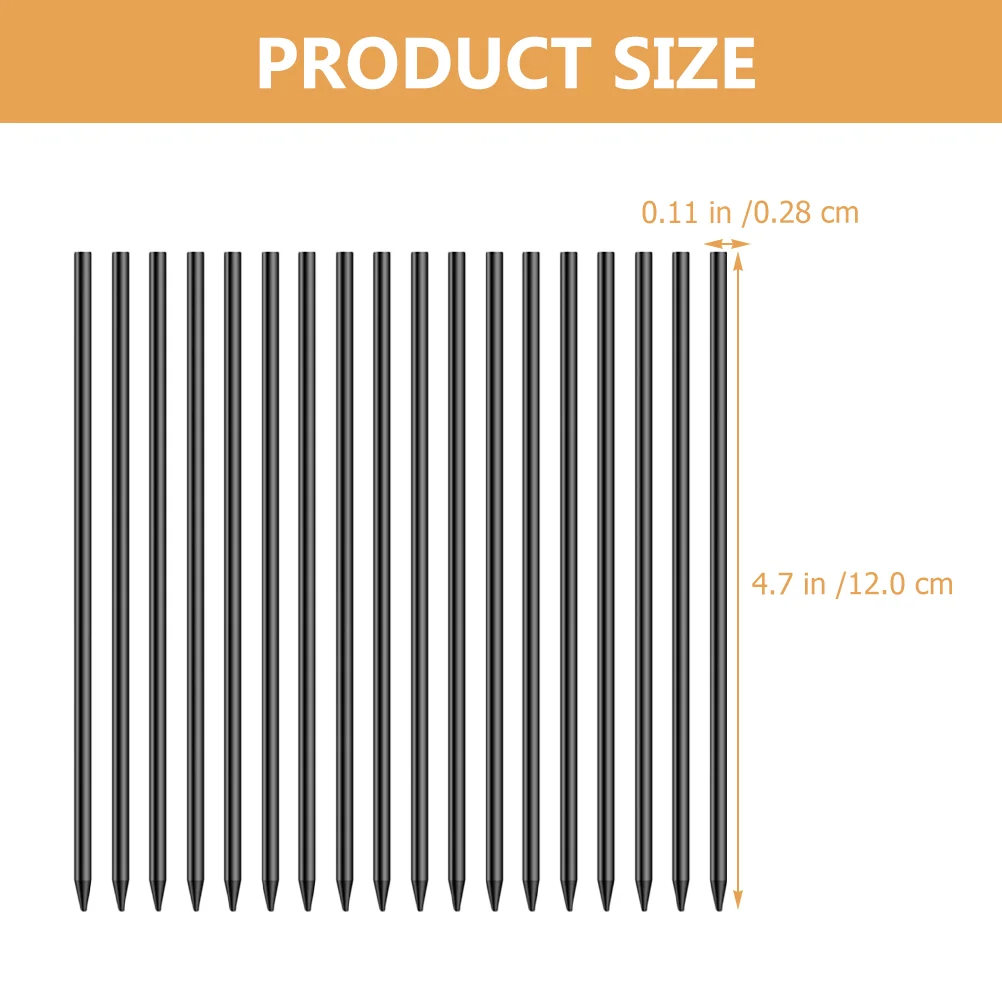 Сменные Твердые карандаши 18 шт., сменные графитовые свинцовые столярные настраиваемые для рисования и письма с глубоким отверстием