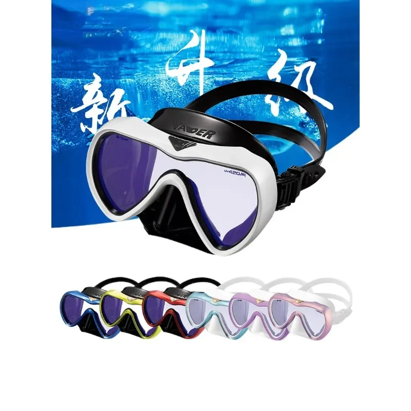 High-end diving mask UV420 coated scuba free diving, UV protection