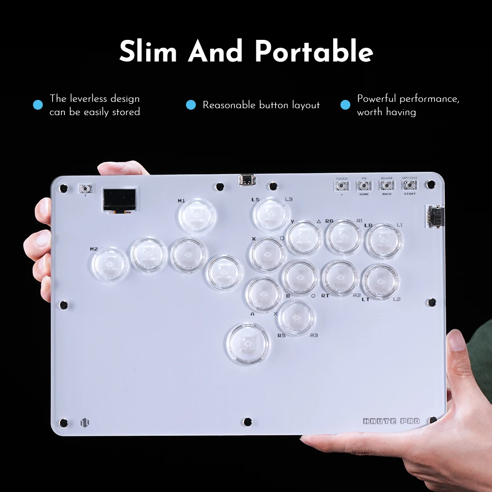 Imagem -05 - Joystick Arcade Hitbox Controlador Botão Aro Alavanca Arcade Vara Controlador para pc Ps4 Ps5 Steam Fightstick Arcade Alta42