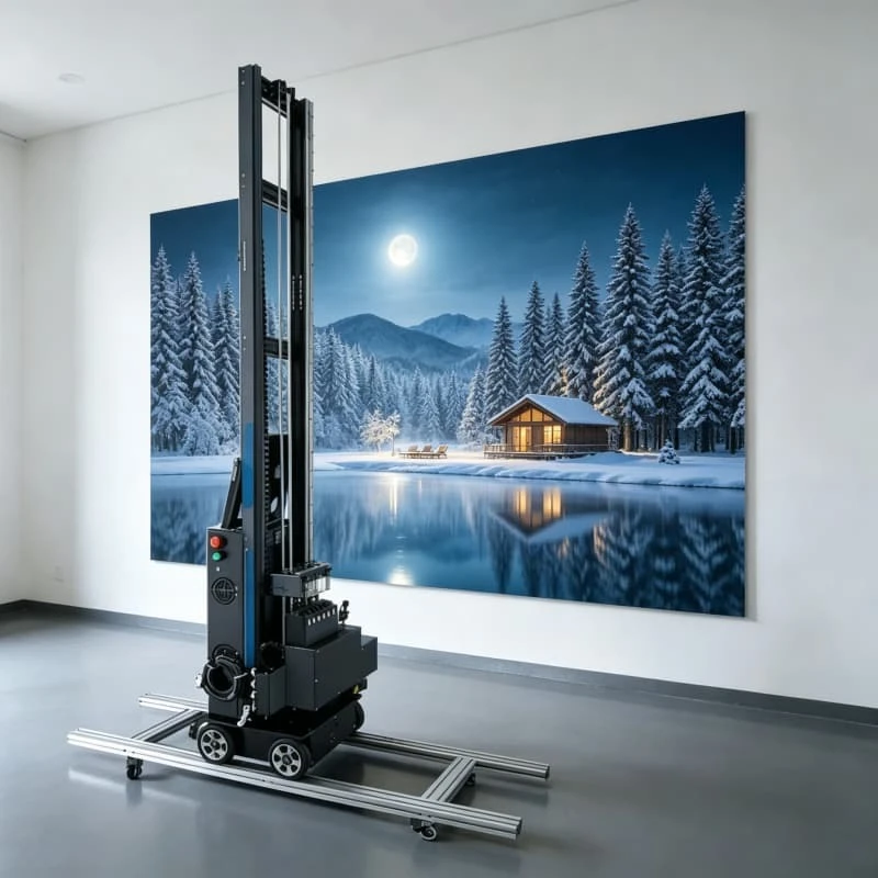 Multifunction UV Wall Printer Vertical 3D Inkjet Glass Acrylic Wood Metal Leather Canvas Textile Multi Material Printing Custom