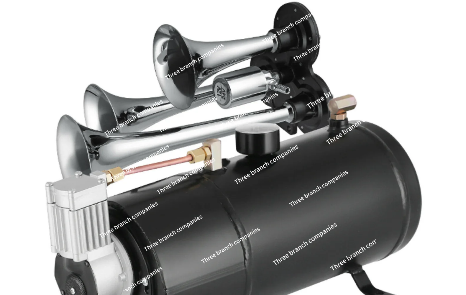 3/4 трубы, 12 В, 150 дБ, комплект громких воздушных звуковых сигналов, макс. 150 фунтов на квадратный дюйм, рабочий давление для грузовых автомобилей, внедорожников, лодок, тракторов RV ORV